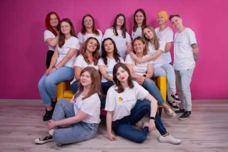 Team Baby English Center - pink